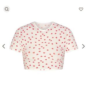 Skims V-Day Cropped Top Size M